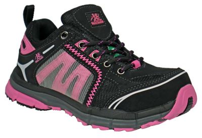 womens pink safety boots