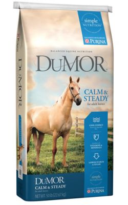 DuMOR Calm and Steady Equine Feed, 50 lb