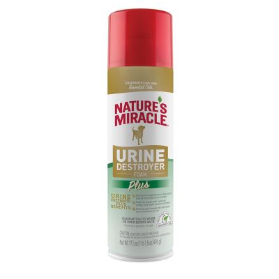 Nature's Miracle Dog Urine Destroyer Plus, 17.5 oz. Foaming Aerosol