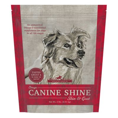 Omega Fields Omega Canine Shine Skin and Coat Supplement for Dogs, 2 lb.