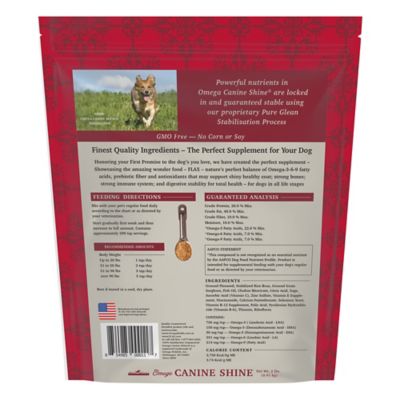 Image showing  Omega Canine Shine Skin and Coat Supplement for Dogs, 2 lb.