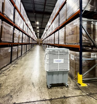 Image showing 5 th Cajun Kooling Portable Evaporative Air Cooler/Swamp Cooler, 1,200 sq. ft., 3 speed