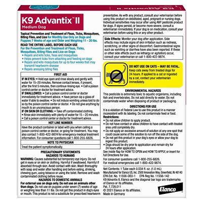 Image showing  K9 Advantix II Topical Flea and Tick Treatment for Dogs
