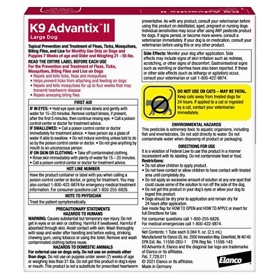 Image showing  K9 Advantix II Topical Flea and Tick Treatment for Dogs