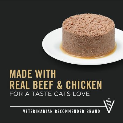 Image showing 1 th Purina Pro Plan Beef & Chicken Wet Cat Food, 3 oz. Can, 381175