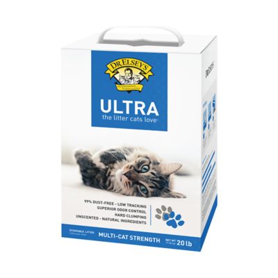 Dr. Elsey's Ultra UnScented Clumping Clay Cat Litter, 20 lb. Box