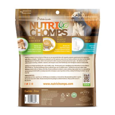 Image showing 6 th NutriChomps 6-inch Multi-Ply Assorted Flavor Braids, 10 ct. Dog Chews