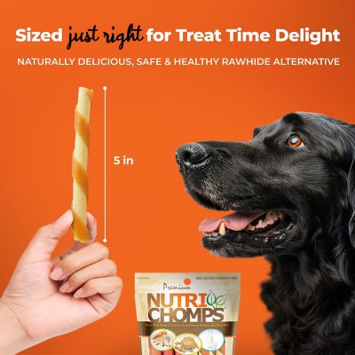 Image showing  6-inch Peanut Butter Wrapped Mini Twist, 10 ct. Dog Chews