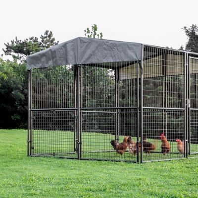 Image showing 6 th Producer's Pride Universal Poultry Pen Cover, 8 ft. x 8 ft.