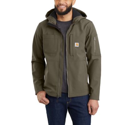 Carhartt Rain Defender Relaxed Fit Midweight Softshell Hooded Jacket, 103829