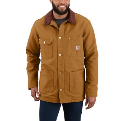 Carhartt Men's Quilt-Lined Duck Chore Jacket