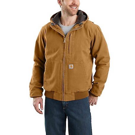 Carhartt Embroidered Men's Thermal-Lined Duck Active Jacket
