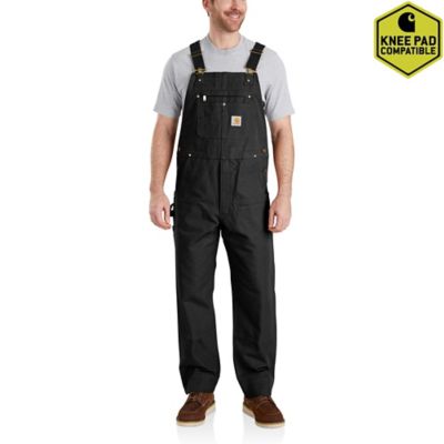 Carhartt ビブオーバーオール ブラック 34 x 32 Carhartt Men's Unlined Duck Bib Overalls, 34x32,Carhartt Brown at