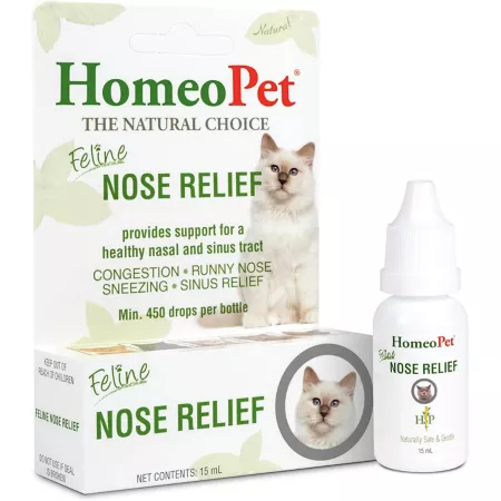 HomeoPet Feline Nose Relief 15ml Cat Allergy & Immune System