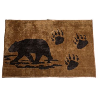 HiEnd Accents Bear Print Premium Acrylic Rug