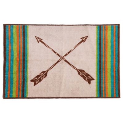 HiEnd Accents Arrow Design Premium Acrylic Rug