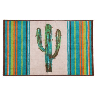 HiEnd Accents Cactus Design Premium Acrylic Rug