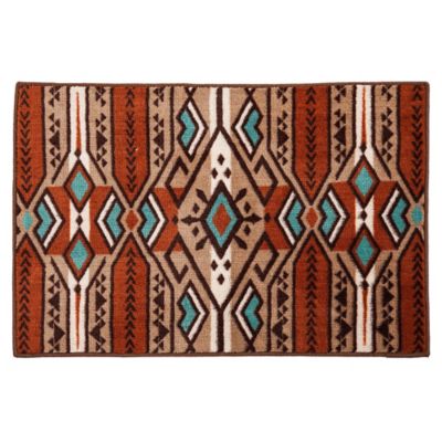 HiEnd Accents Aztec Striped Premium Acrylic Rug