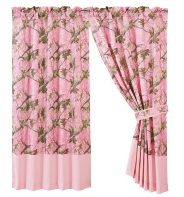 Hiend Accents Pink Oak Camo Curtain Cm1002c At Tractor Supply