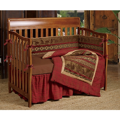 HiEnd Accents Baby Cascade Lodge Crib Bedding