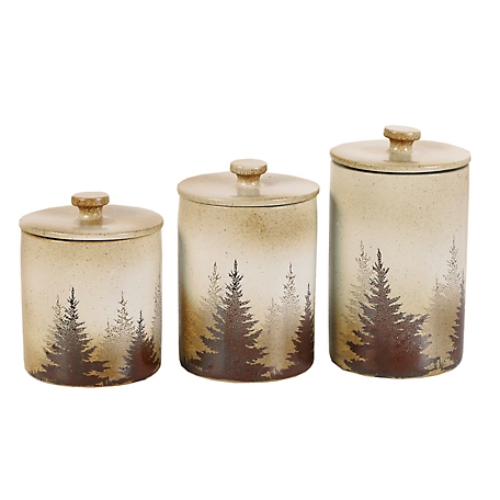 HiEnd Accents Clearwater Pines Canister Set, 3 pc.
