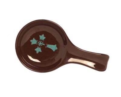 HiEnd Accents Turquoise Cross Spoon Rest