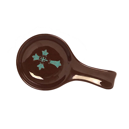 HiEnd Accents Turquoise Cross Spoon Rest
