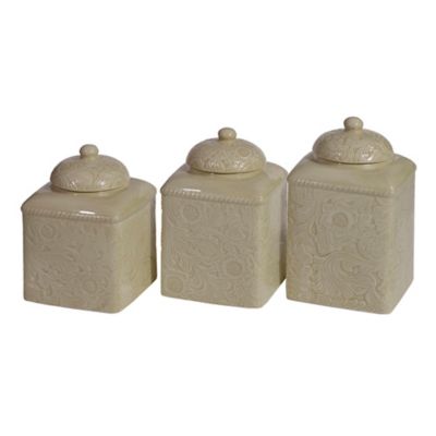 Image showing 1 th HiEnd Accents Savannah Canister Set, 3 pc.