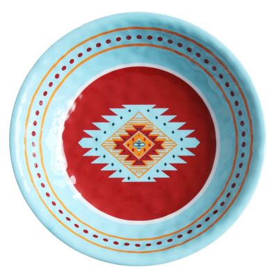 HiEnd Accents Southwest Melamine Serving Bowl