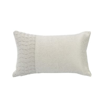Image showing  Wilshire Diamond Pattern Lumbar Pillow, 10" x 17"