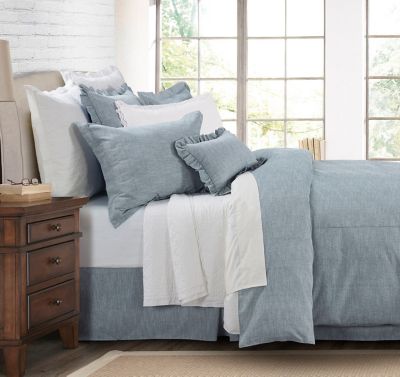 Image showing  Chambray Comforter Set, 3 pc.