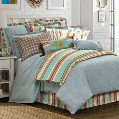 Image showing  Chambray Comforter Set, 3 pc.