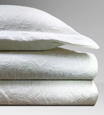 Image showing  Matelasse Coverlet Duvet, Super Queen, 3 pc.