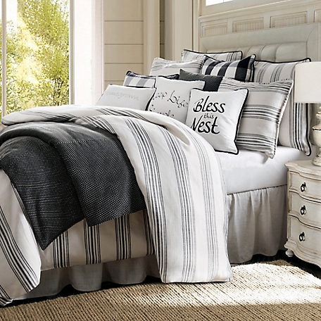 HiEnd Accents Blackberry Comforter Set, Super King, 110 in. x 96 in. Comforter, 21 in. x 34 in. Pillow Shams, 3 pc.