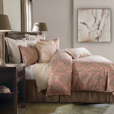 HiEnd Accents Sedona Comforter Set, 80 in. x 90 in. Comforter, 21 in. x 27 in. Pillow Shams, 3 pc.