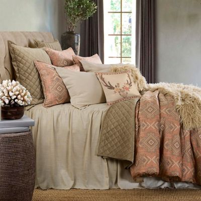 Image showing  Luna Bedspread Set, King Size, Light Tan