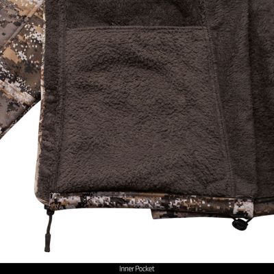 Image showing  Men's Houlton Disruption Camo Heavyweight Softshell Sherpa-Interior Windproof Hunting Jacket