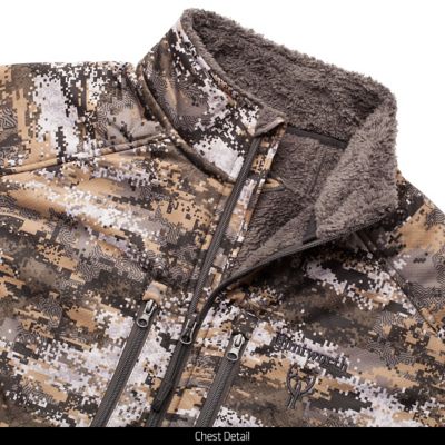 Image showing  Men's Houlton Disruption Camo Heavyweight Softshell Sherpa-Interior Windproof Hunting Jacket