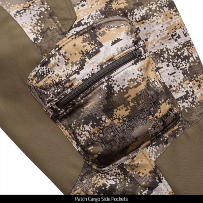 Image showing  Men's Relaxed Fit Mid-Rise Houlton Heavyweight Disruption Camo Sherpa-Lined Softshell Hunting Pants
