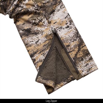 Image showing  Men's Relaxed Fit Mid-Rise Houlton Heavyweight Disruption Camo Sherpa-Lined Softshell Hunting Pants