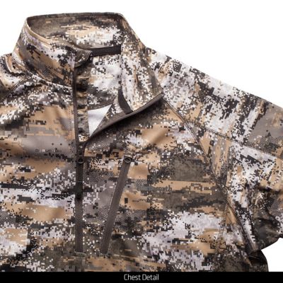 Image showing  Men's Gadsden Lightweight Camo Pique Knit 1/4-Zip Shirt