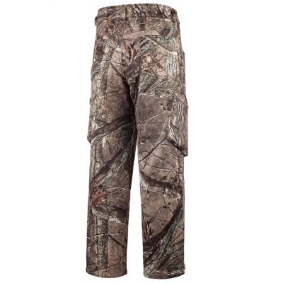 Image showing  Men's Classic Fit Mid-Rise Seneca Midweight Hidd'n Camo Fleece-Interior Softshell Hunting Pants