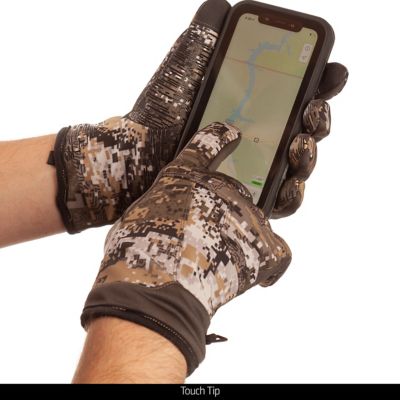 Image showing  Men's Ruston Lightweight, Windproof, Hybrid Hunting Gloves, Disruption, 1 Pair