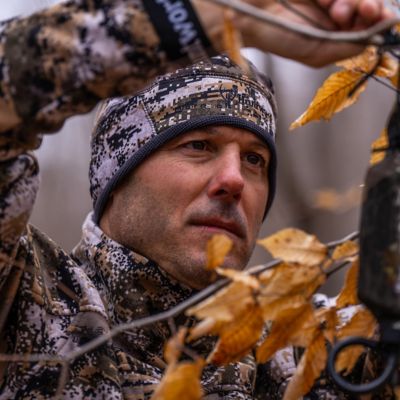 Image showing  Collville Midweight Grid Fleece Lined Beanie, Disruption Camo