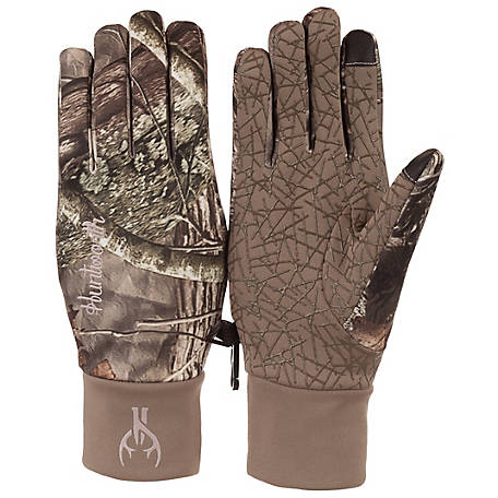 HuntWorth Mossy Oak Mountain Country Gunner Stealth Hunting Gloves Camo Shooting
