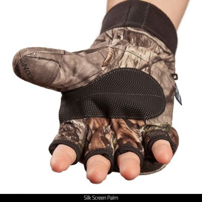 Image showing  Men's Polyester Douglas Hidd'n Camo Pop-Top Hunting Gloves, 1-Pair
