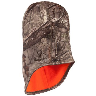 Image showing  Men's Rawline Heavyweight Reversible Hunting Balclava, Hidd'n Camo to Blaze