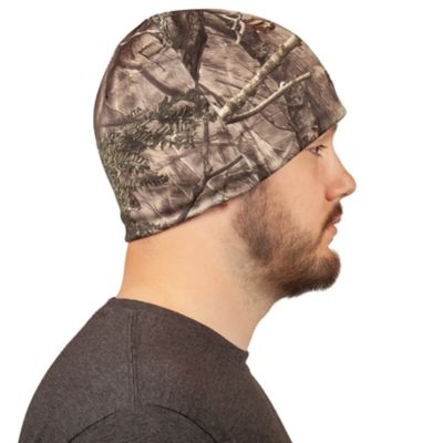 Image showing 7 th Huntworth Men's Galena Heavyweight Reversible Beanie, Hidd'n Camo to Blaze