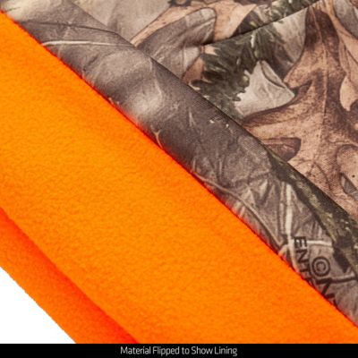 Image showing  Youth Polyester Galena Reversible Hunting Beanie, Hidd'n Camo to Blaze