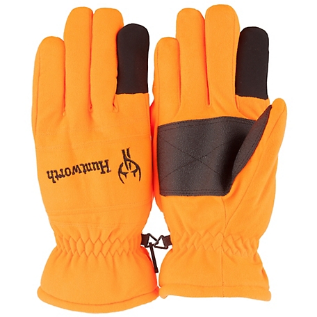 Huntworth Seward Heavyweight Waterproof Hunting Gloves, Blaze, 1 Pair